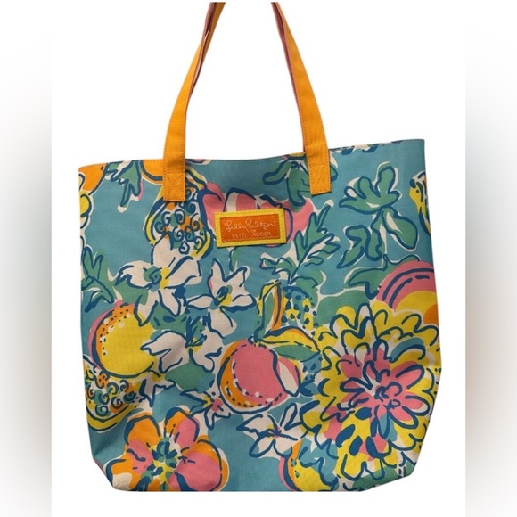 Estée Lauder Lilly Pulitzer Tote & Cosmetic Bag - Picture 2 of 3